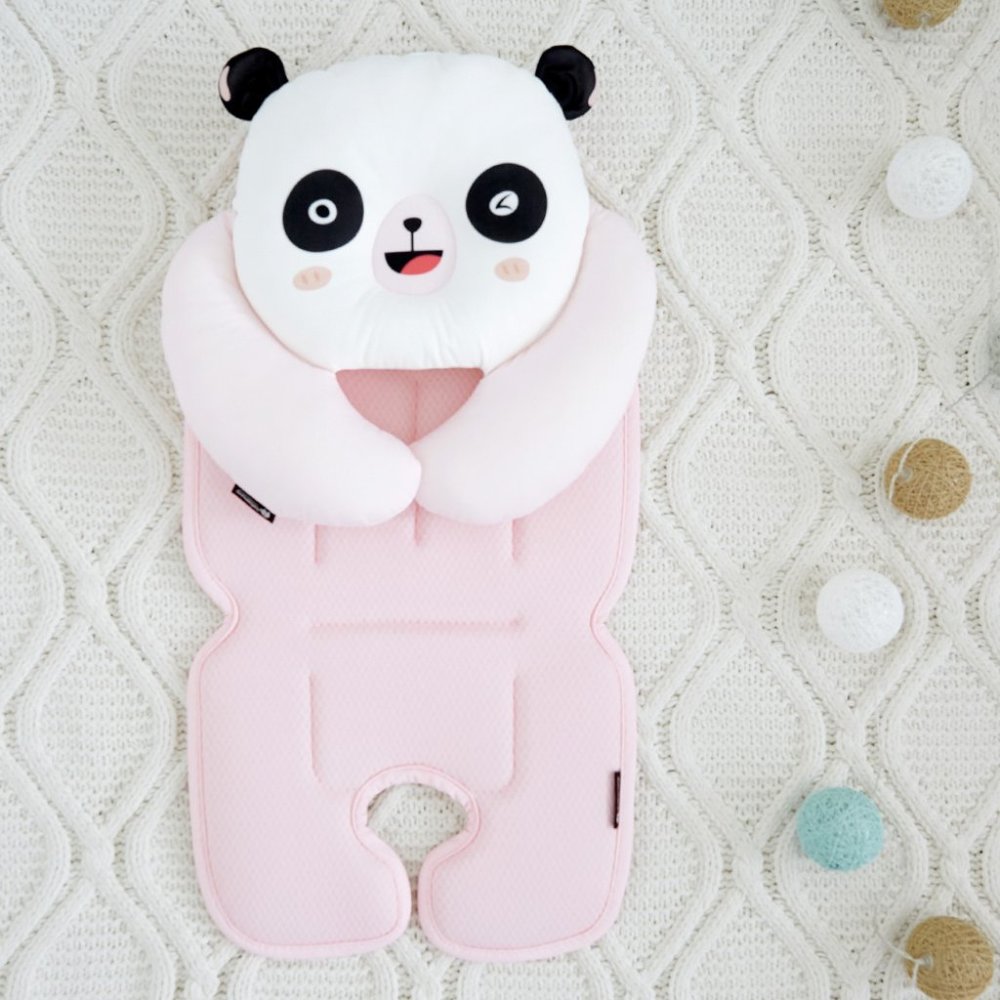 Bear Liner Seat Pad for Car, Pink